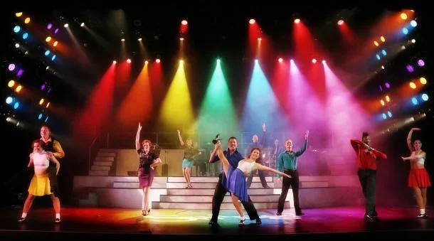 Colorful live stage performance